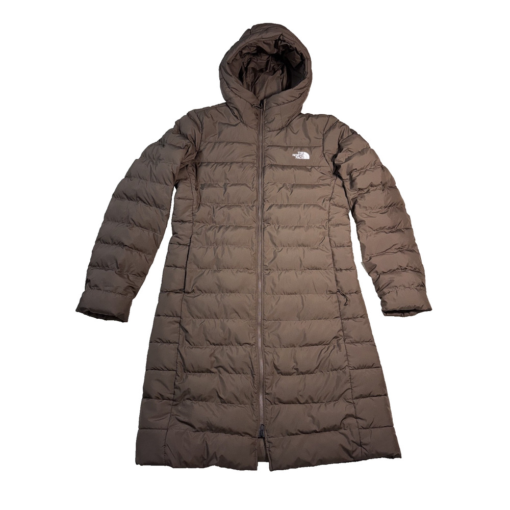 The North Face Women's Aconcagua Parka Coat Insulated Jacket Smokey Brown MED